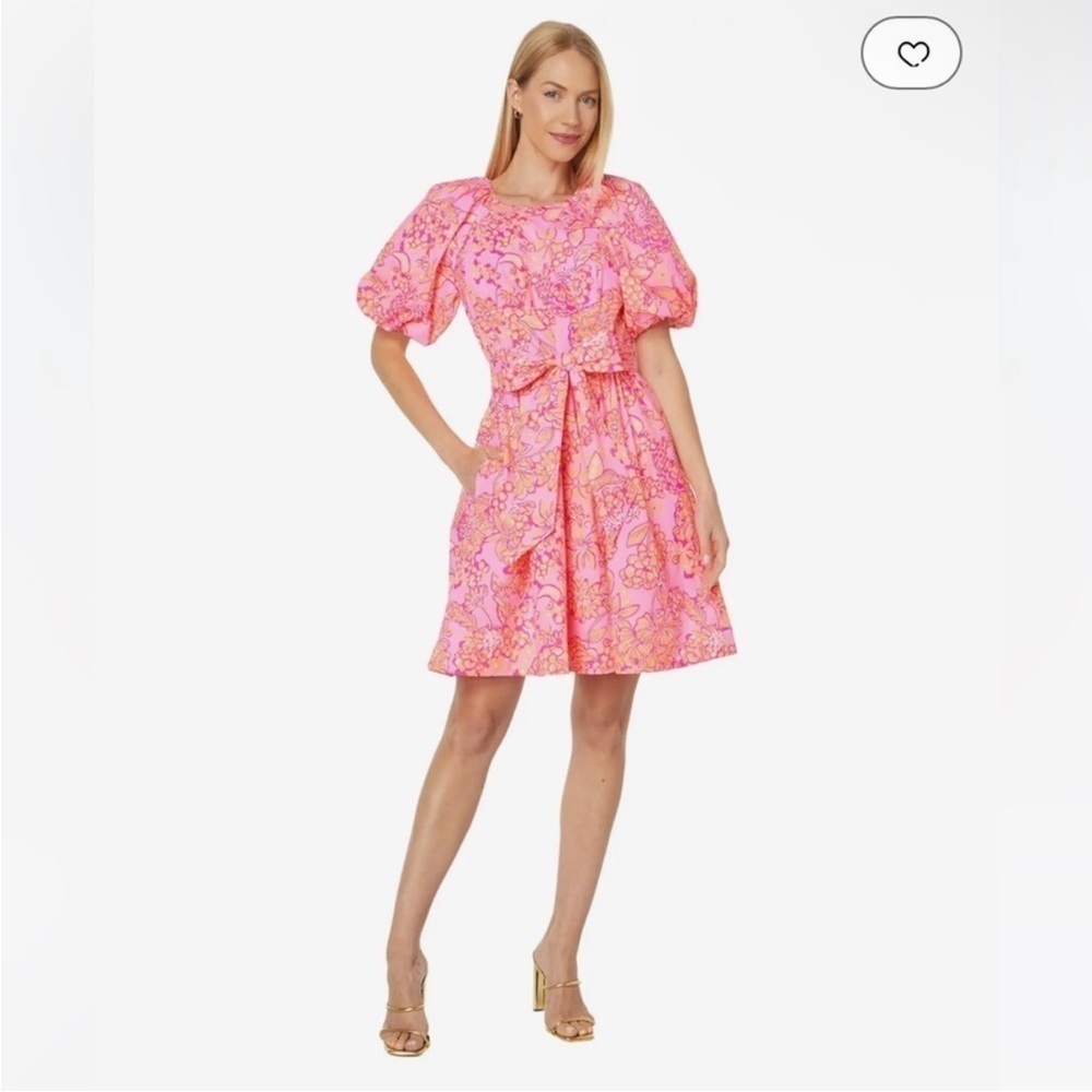 NWOT Lilly Pulitzer Knoxlie Dress Mandevilla Baby Days Bloom Size 12 - Picture 2 of 16